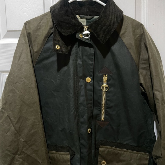 Barbour Evette Water Repellent Waxed Car Coat - Picture 4 of 11